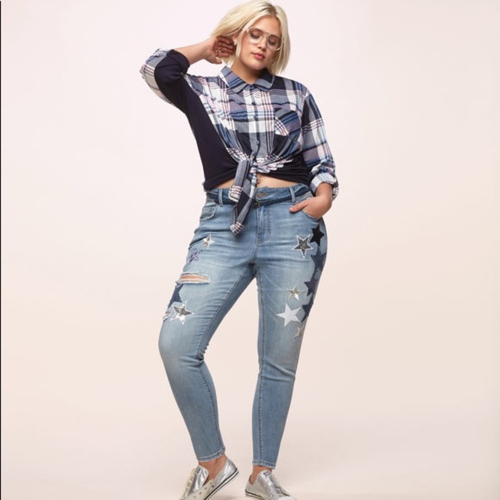 🌟💫⭐️STAR PATCH JEAN⭐️💫🌟